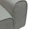 1000058706 Contemporary Light Grey Fabric Sofa
