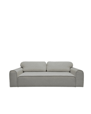 1000058707 Contemporary Light Grey Fabric Sofa