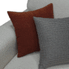1000058727 Contemporary Light Grey Fabric Sofa
